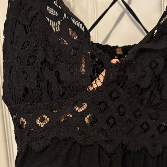 Free People Black Lace Dress - Picture 10 of 16